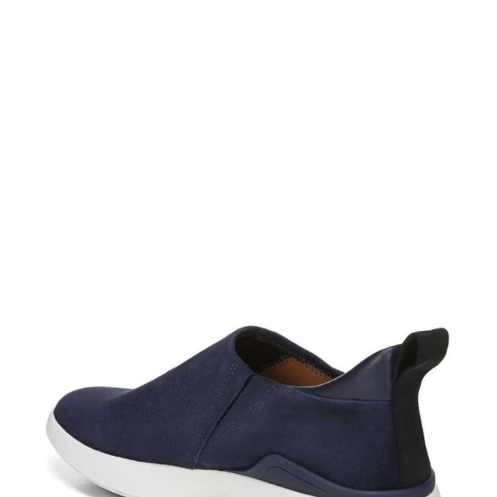 NWT VIA SPIGA Laverno Blue Slip-On Suede Sneakers - Picture 3 of 11